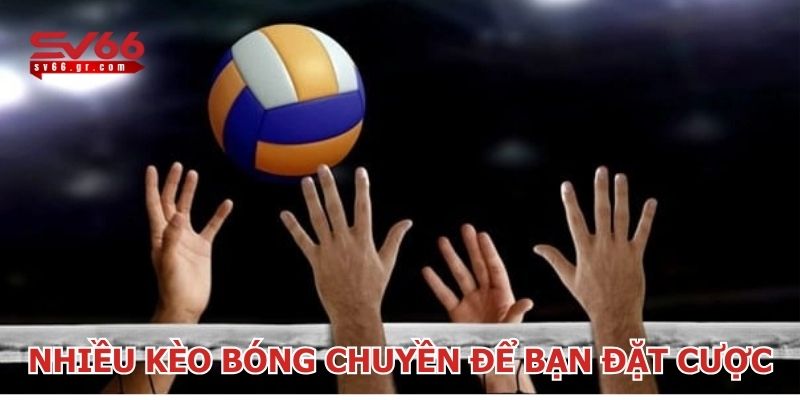 Cá cược bóng chuyền – Trải nghiệm kịch tính tại SV66 3 Có nhiều loại kèo để bạn đặt cược bóng chuyền