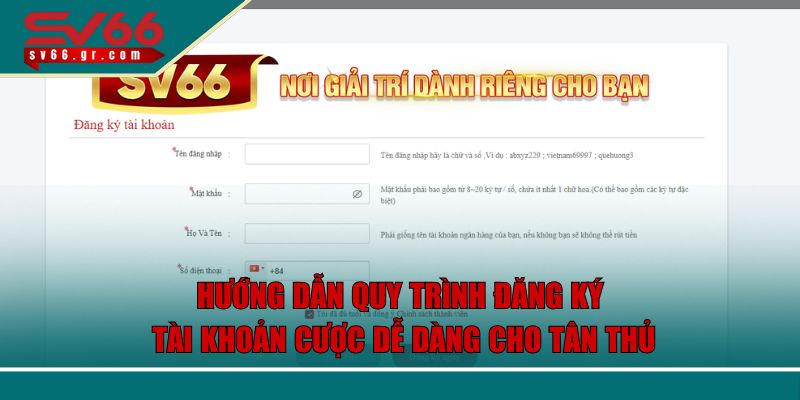 SV66 | Link vào trang chủ SV66.Com 2025 | Đăng ký +99USDT 47 Hướng dẫn quy trình đăng ký tài khoản cược dễ dàng cho tân thủ